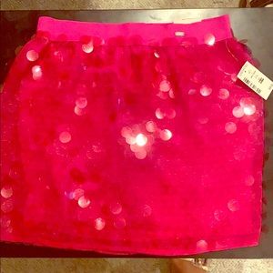NWT Pink fun skirt XS